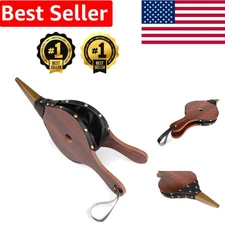 Z-COLOR Manual Brown Wood Bellows – 15" Outdoor Air Blower for Safe Cooking