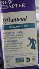 New Chapter Zyflamend Herbal Pain Relief Capsules, 180ct, Exp. 2028