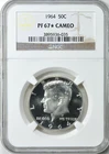 1964 50c JFK Kennedy Half Dollar Proof NGC PF67 * STAR * Cameo