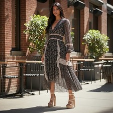 NWT Ulla Johnson Primrose Midi Dress Size 0 $725