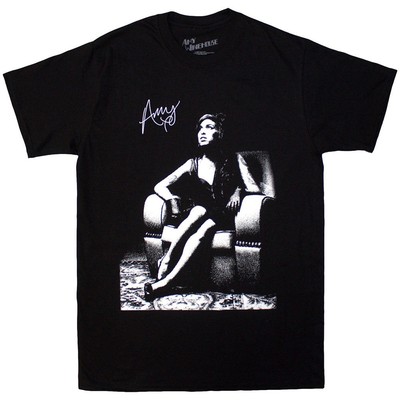 Amy Winehouse T-Shirt: Chair (schwarz) OFFICIAL NEU 