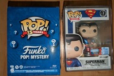 Funko Pop DC Box Mystery Superman Metallic LE 400 PCS NYCC #07 Shared 2025