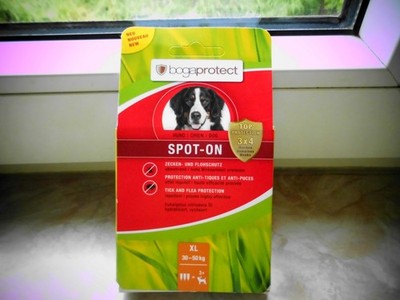 NEU Spot,-On für Hunde Zecken,-u.Flohschutz, auf EC Öl Basis XL,30-50 kg