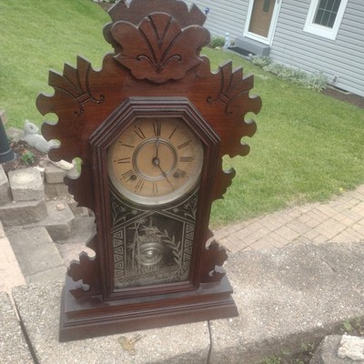Antique 1890s ANSONIA Clock Co Model Beaver. Mantle Clock | eBay