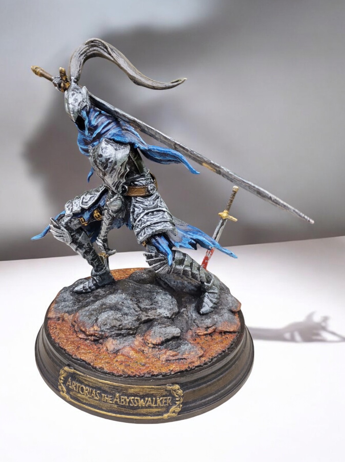 Figura Fanart Artorias Pintado con aerografo 9,8 pulgadas