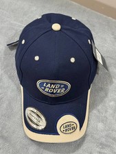 Land Rover Navy Curved Brim Baseball Cap Men's Adjustable Sports Hat - New 2026