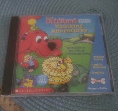 Clifford Thinking Adventures Scholastic CD-ROM PC Mac 2000: Vintage Software