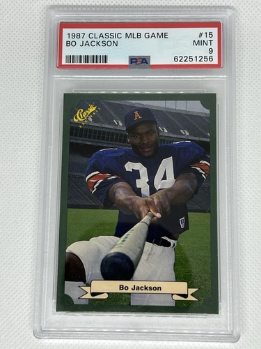 Bo Jackson #15 1987 Classic MLB Game card