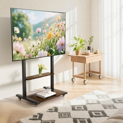 TV Ständer rollbar für 40-100 Zoll Max Load 100KG höhenverstellbar TV Standfuss