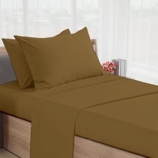 Premium Egyptian Cotton 4 Piece Cot Sheet Set, 8" Deep Pocket Fitted, Sheets ...
