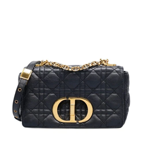 Petit sac à bandoulière Dior noir à carreaux 118578053