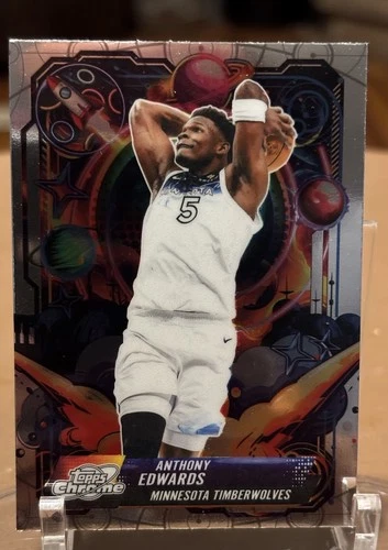 2025 Topps Cosmic Chrome Anthony Edwards Base (RAW)