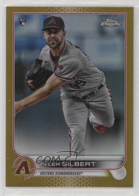 2022 Topps Chrome Gold Refractor 49/50 Tyler Gilbert #65 Rookie RC 6ke