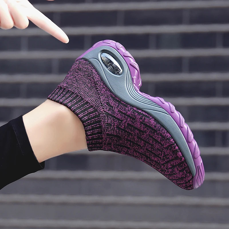 SAOLA 2025 Calze Sportive Donna Casual Sneakers Moda Suola Spessa Cuscino Aria