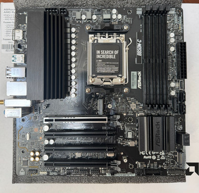 OPEN BOX ASRock B850M-C AM5 ATX AMD DDR5 WIFI USB-C Motherboard  FAST SHIP