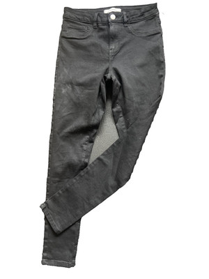 ANKO black Stretch Cotton blend Denim Jeans  Size 12AU SKINNY LEG