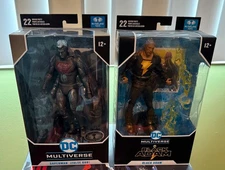McFarlane DC Multiverse False God Superman Platinum & Black Adam new Batman Dawn