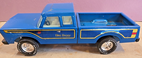 Vintage 1/24 Nylint Blue Metal Bike Buggy Pick-Up Truck - Picture 6 of 14