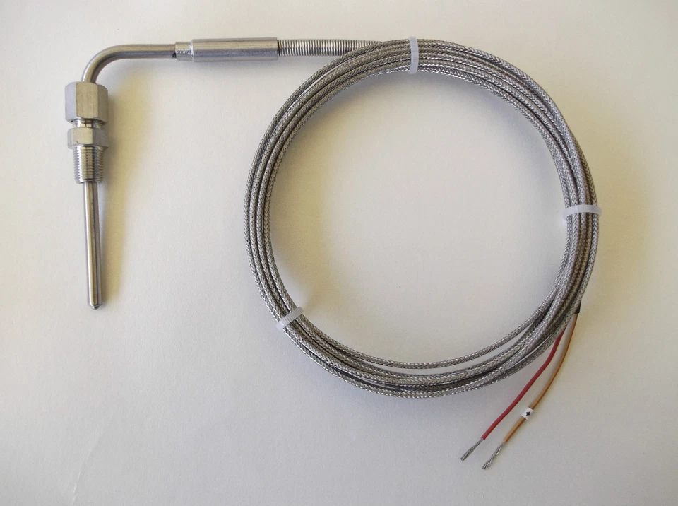 EGT FAST RESPONSE EXPOSED TIP PROBE WITH 12V DIGITAL GAUGE ALARM FUNCTION - image 3 of 4