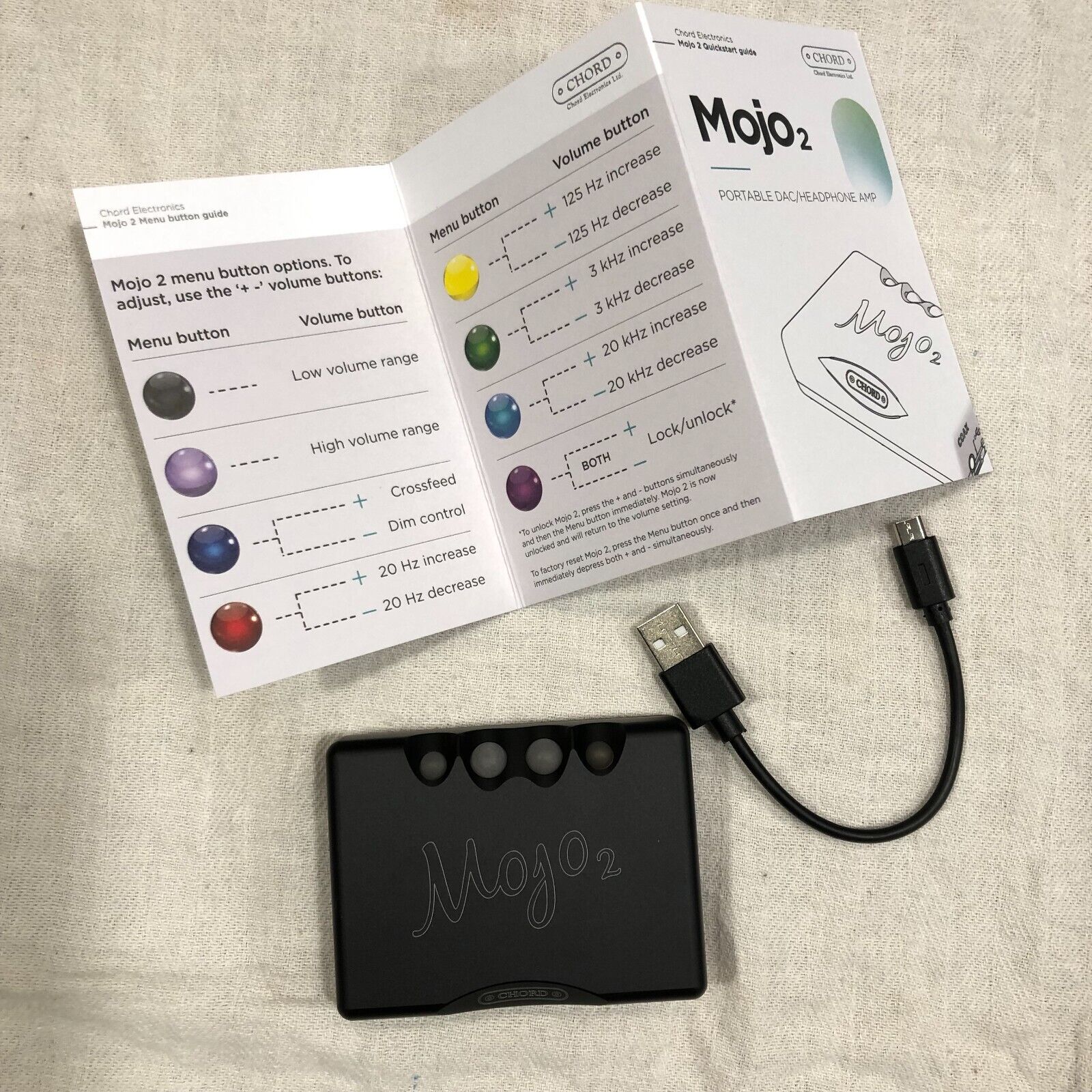 Chord Mojo 2 DAC and Headphone Amplifier, Used, Mint Condition