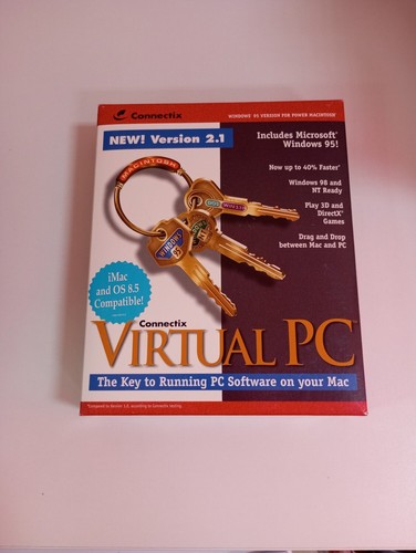 Connectix Virtual PC 2.1 Windows 95 emulation software Macintosh - 第 1/9 張圖片