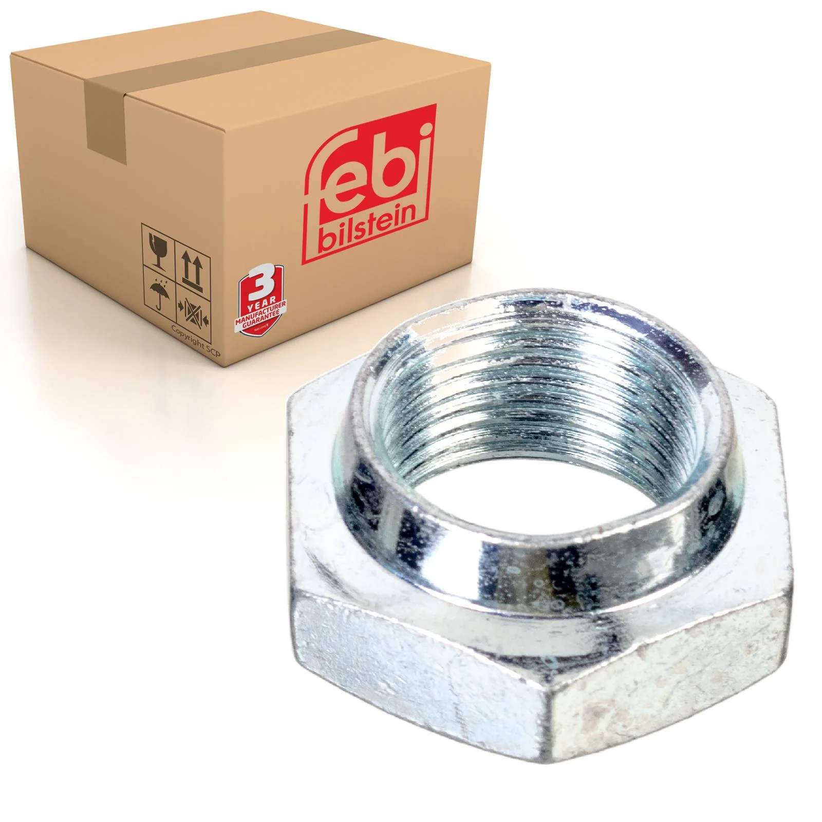 Febi Bilstein 02160 Front Stub Axle Nut Wheel Suspension Fits Audi Seat VW - Image 4
