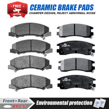 Front Rear Ceramic Brake Pads For 2006 2007 2008 2009 2010 Chevrolet Impala