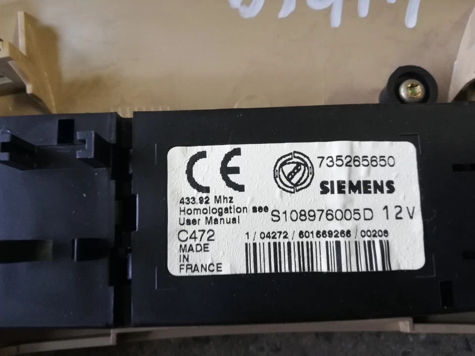 Centralina Sensore Omologazione Lancia Lybra SW Station Wagon 2001 839BX 735265650 - Immagine 2 di 3