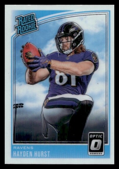 Hayden Hurst Panini Donruss Optic #189 Base