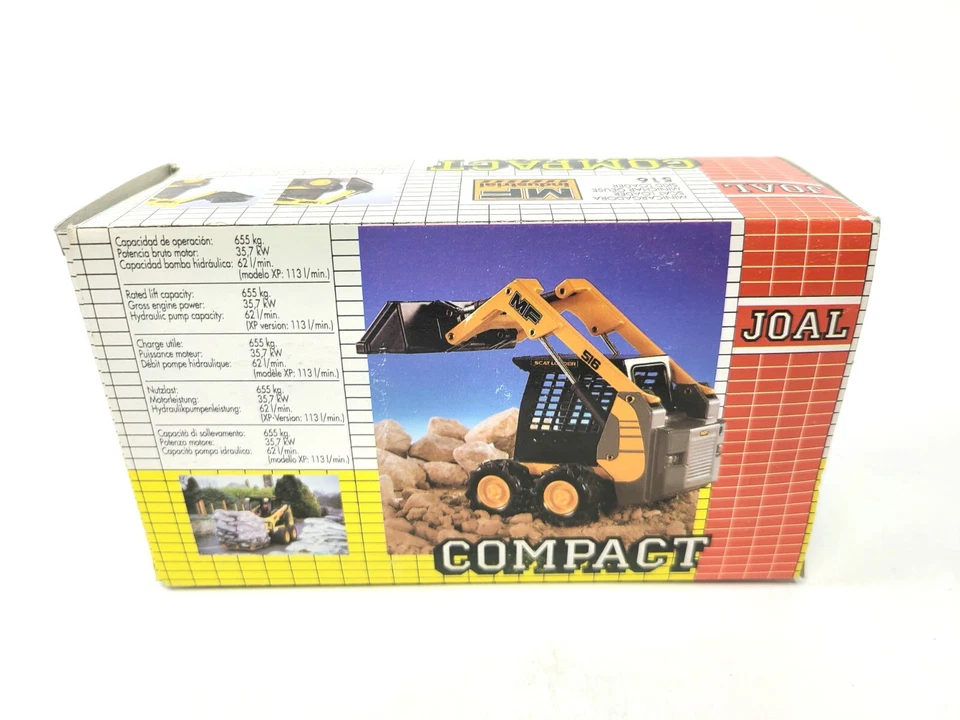 Massey Ferguson MF 516 Skid-Steer Loader Joal 1:32 Scale Diecast Model #192 New - Image 3 of 4