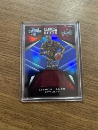 2016-17 Panini Totally Certified - Fabric of the Game Materials #8 LeBron James