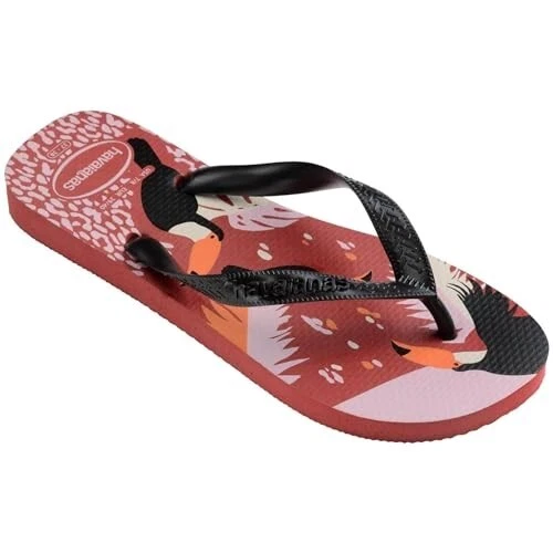 Havaianas Women's Top Tropical Vibes Sandals, Mahogany Size 7-8W