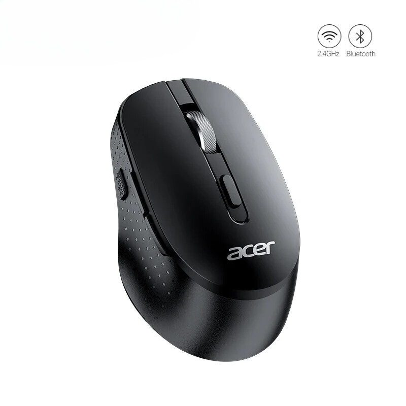 Bluetooth 5.0 Wireless Ergonomic Mute Dual-Mode Mouse for Comfort and Efficiency-image