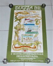 Manifesto 2 MOSTRA INTERNAZIONALE DELLA CARTOLINA Muggia ALDO BRESSANUTTI poster