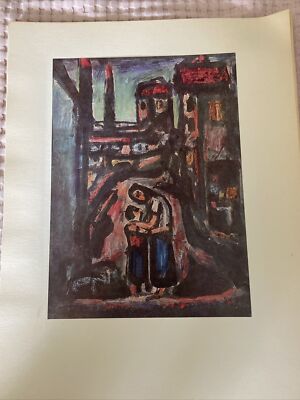 Old Antique Print. Alter Antiker Druck.Rouault Georges(1871-1958). 33*24cm.