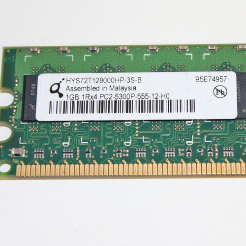 Qimonda Infineon/HP 1GB 1Rx4 PC2-5300P HYS72T128000HP-3S-B 405475-051