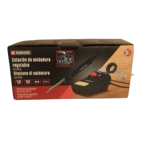 Stazione Saldatura Parkside Regolabile 100-500°C - 48W Con Saldatore, Punte E Stagno - Foto 10