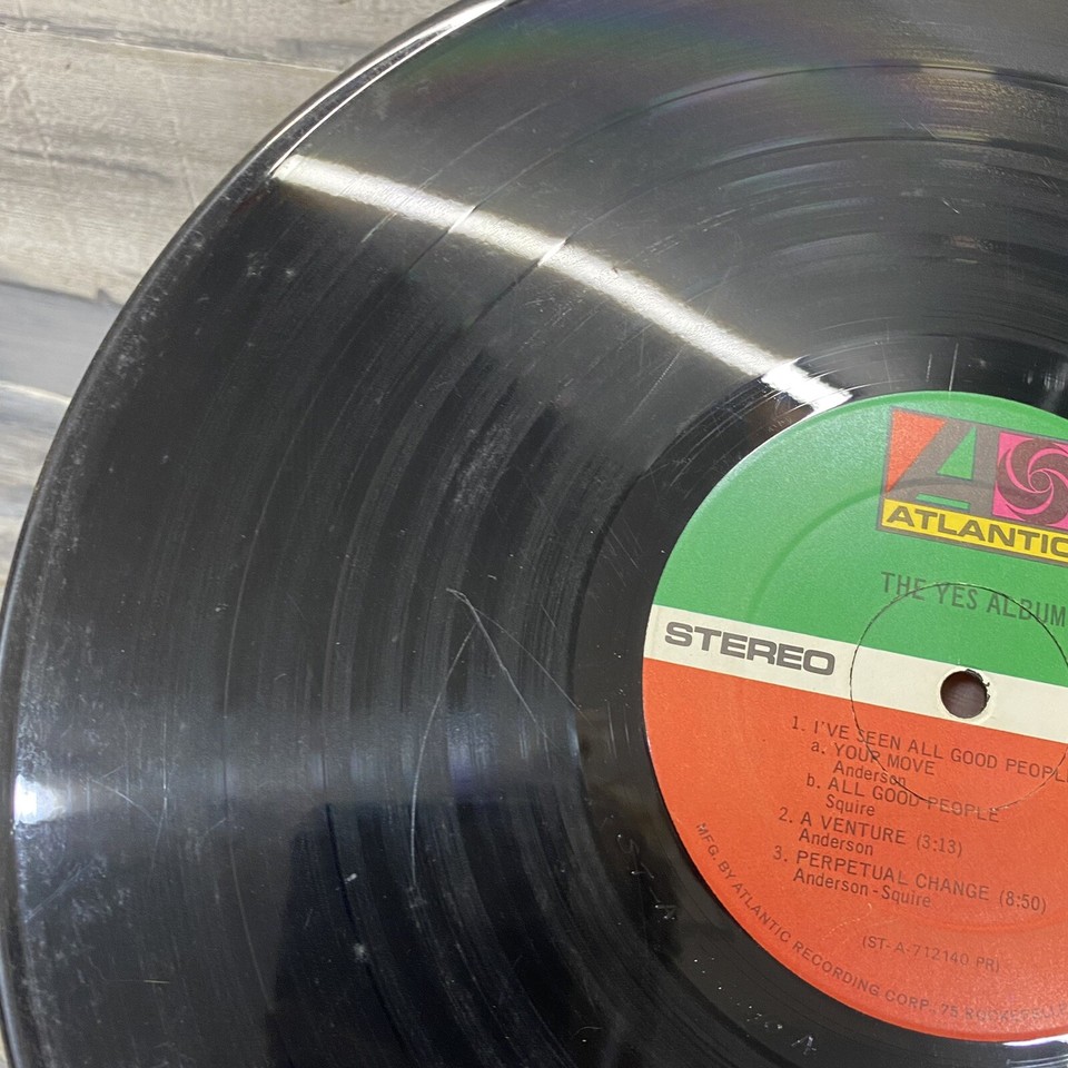 The Yes Album LP Vinyl SD 19131 Gatefold See Pictures Atlantic Records ...