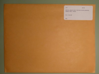 USGS MF-950 Surface Geology Moyer Spring Quadrangle Campbell County, Wyoming