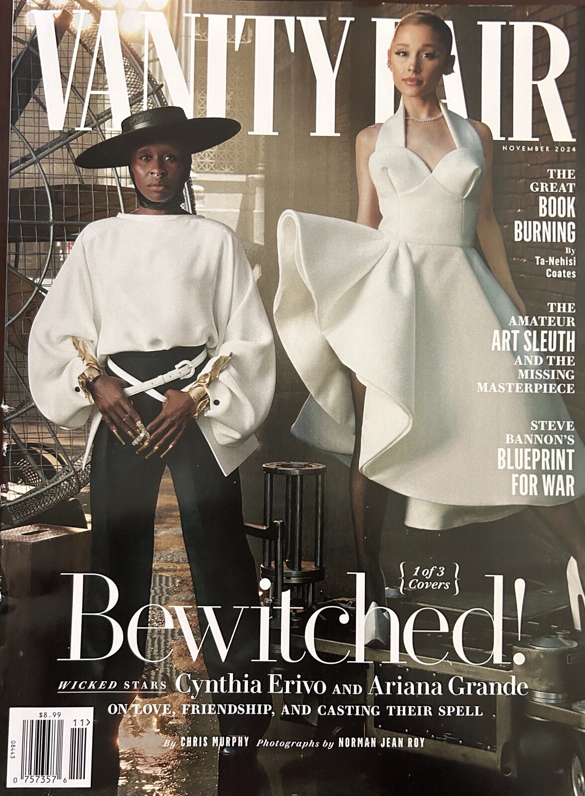 Vanity Fair Magazine (Nov 2024) WICKED; Cynthia Erivo, Ariana Grande