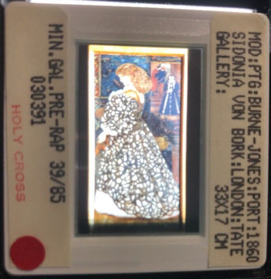 Edward Burne-Jones  Sidonia Von Bork 35mm British Pre-Raphaelite Art Slide