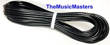 18 Gauge 25' ft Black Auto PRIMARY WIRE 12V Auto Wiring Car Power Remote Cable