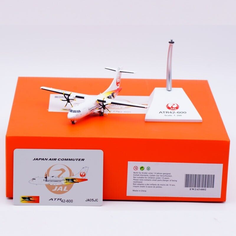 1:200 JC Wings Japan Air Commuter ATR42-600 Tajima Diecast 1:200 JC Wings Japan Air Commuter ATR42-600 Tajima Diecast