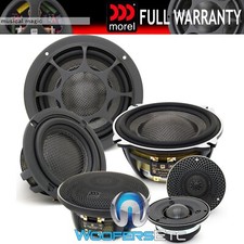 Morel Elate Carbon Pro 53a 5.25" 3-way Car Component Speakers Silk Tweeters New