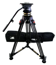 Cartoni GAMMA FL HEAD DA TRIPOD SYS MIDSP TDKN PL BAG TELBAR FEET SERVICED 35Lbs