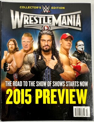 WWE Magazine Wrestlemania 31 Collectors Edition 2015 Preview