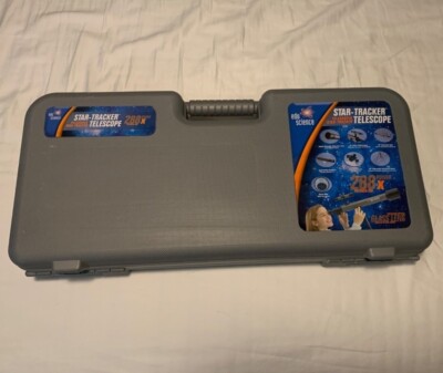 Edu Science Star Tracker Telescope 288x Zoom w/ Case, Used Once, All Parts 