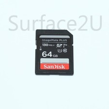 Genuine SanDisk 64GB ImageMate Plus SD SDXC UHS-1 Card 130MB/s 4K Video Memory