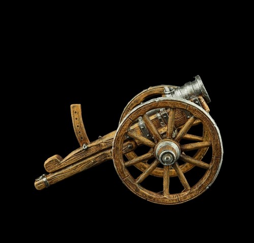 Bombardero coleccionable soldado de hojalata, segunda mitad del siglo XV - Imagen 5 de 7