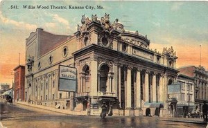 WILLIS WOOD THEATRE KANSAS CITY MISSOURI POSTCARD 1913 eBay